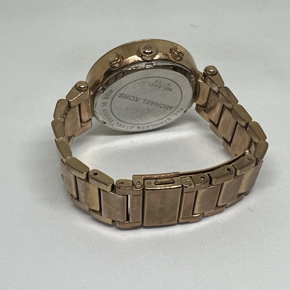 Michael Kors Parker MK5491 Women's Rose Gold Stainless Steel Analog Watch HME659